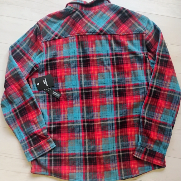 O'Neill NEW Glacier Plaid SuperFleece Shirt - Picture 5 of 12